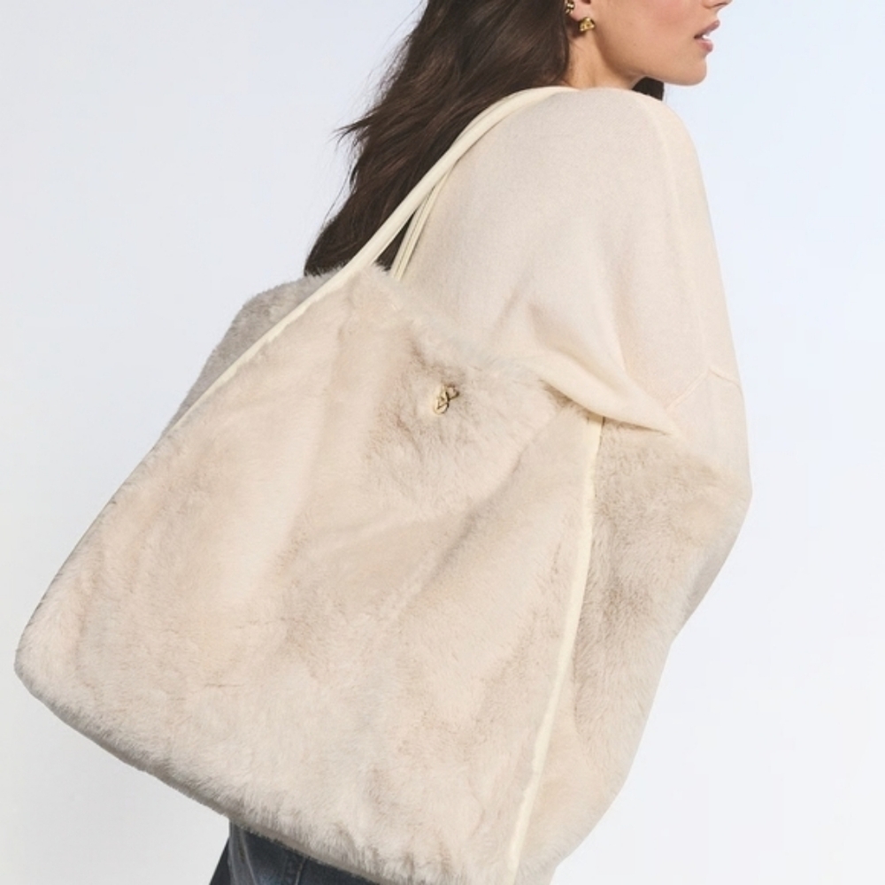 Victoria's Secret NEW Faux Fur Tote Bag